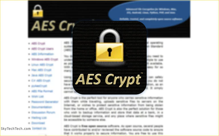 أفضل برامج التشفير للكمبيوتر والهواتف الذكية AES Crypt