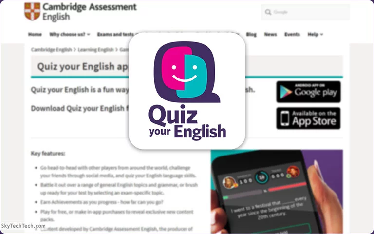 أفضل التطبيقات لتعلم الإنجليزية المجانية Quiz your English
