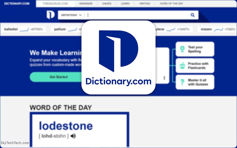 أفضل التطبيقات لتعلم الإنجليزية المجانية Dictionary.com