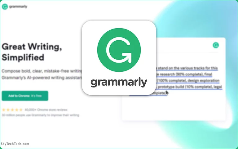 أفضل التطبيقات لتعلم الإنجليزية المجانية Grammarly